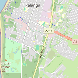 Map - Palangos m. sav. Palangos m. Sodų g. 7-25