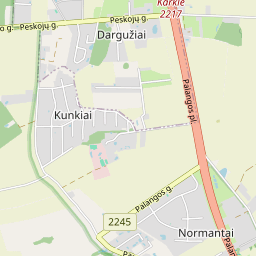 Map - Klaipėdos r. sav. Peskojų k. Rąžės g. 2-1