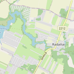 Map - Klaipėdos r. sav. Radailių k. Parko g.