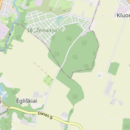 Map - Kretingos r. sav. Kluonalių k.
