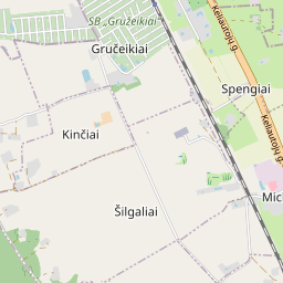 Карта - Klaipėdos r. sav. Spengių k.