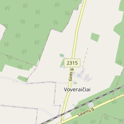 Map - Kretingos r. sav. Voveraičių k. Salantų g. 127