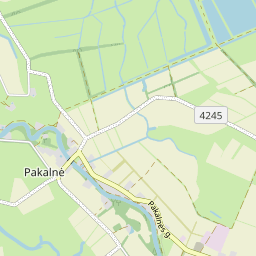 Žemėlapis - Šilutės r. sav. Pakalnės k.