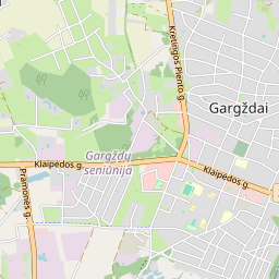 Map - Klaipėdos r. sav. Gargždų m. Klaipėdos g. 32-37