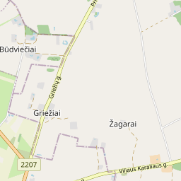 Map - Klaipėdos r. sav. Žagarų k.