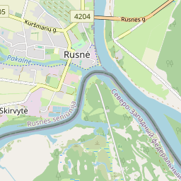 Map - Šilutės r. sav. Rusnės mstl. Taikos g. 2