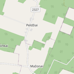 Žemėlapis - Kretingos r. sav. Peldžių k.