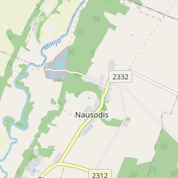 Карта - Kretingos r. sav. Nausodžio k.