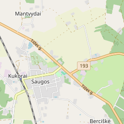 Map - Šilutės r. sav. Saugų k. Mažosios Lietuvos g. 20-5