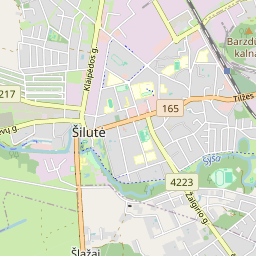 Map - Šilutės r. sav. Šilutės m. Pramonės g. 4D