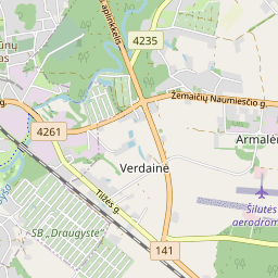 Map - Šilutės r. sav. Šilutės m. Tilžės g. 69-1