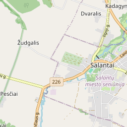 Map - Kretingos r. sav. Salantų m. Žemdirbių g. 11