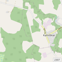 Map - Akmenės r. sav. Kalniškių k. Beržų g. 3