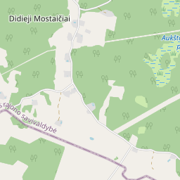 Žemėlapis - Plungės r. sav. Didžiųjų Mostaičių k.