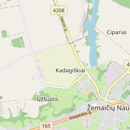 Map - Šilutės r. sav. Žemaičių Naumiesčio mstl. Klaipėdos g. 19