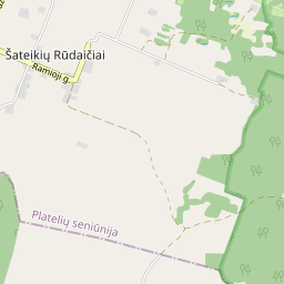 Žemėlapis - Plungės r. sav. Šateikių Rūdaičių k. Gintališkės g. 21-4