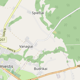 Map - Šilutės r. sav. Žemaičių Naumiesčio mstl. Ramybės g. 3-99