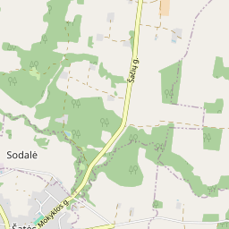 Žemėlapis - Skuodo r. sav. Šačių k. Mokyklos g. 8