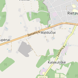 Žemėlapis - Rietavo sav. Maldučių k.