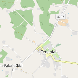 Žemėlapis - Šilalės r. sav. Tenenių mstl. Nepriklausomybės g. 32-2