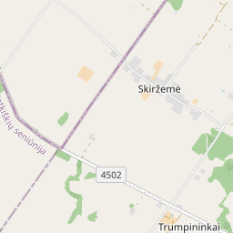 Žemėlapis - Tauragės r. sav. Skiržemės k.