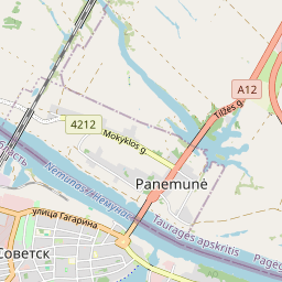 Map - Pagėgių sav. Panemunės m.