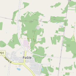 Žemėlapis - Skuodo r. sav. Pašilės k. Mokyklos g. 1