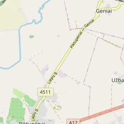 Map - Pagėgių sav. Piktupėnų k. Mokyklos g. 4-11