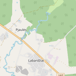 Žemėlapis - Rietavo sav. Labardžių k. Draugystės g. 16