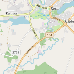 Map - Mažeikių r. sav. Sedos m. Pievų g. 7A