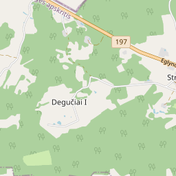 Žemėlapis - Šilalės r. sav. Degučių I k.