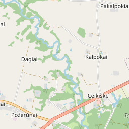 Žemėlapis - Tauragės r. sav. Požerūnų k. Meldikviršių g. 1A