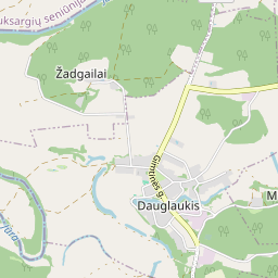 Žemėlapis - Tauragės r. sav. Žadgailų k.