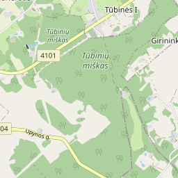 Map - Šilalės r. sav. Tūbinių I k. Gardavos g. 12-4