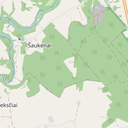 Žemėlapis - Tauragės r. sav. Šaukėnų k.