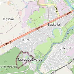 Map - Tauragės r. sav. Tauragės m. Geležinkelio g. 3