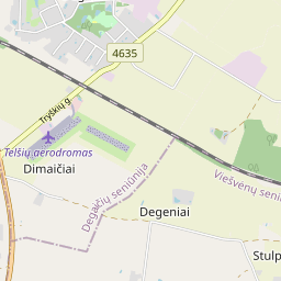 Žemėlapis - Telšių r. sav. Degaičių k. Tryškių g. 15