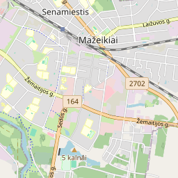 Карта - Mažeikių r. sav. Mažeikių m. Senkelio g. 8