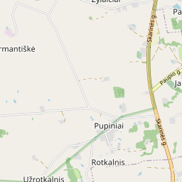 Map - Telšių r. sav. Pupinių k.