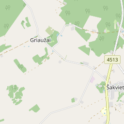 Map - Tauragės r. sav. Šakviečio k.