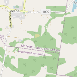 Map - Mažeikių r. sav. Pievėnų k.