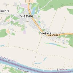 Map - Jurbarko r. sav. Viešvilės mstl. Mokyklos g. 6-11