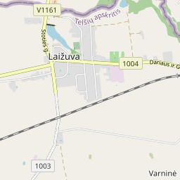 Map - Mažeikių r. sav. Laižuvos mstl. Dariaus ir Girėno g. 16-3