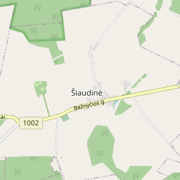 Map - Šakių r. sav. Šiaudinės k. Nemuno g. 32A