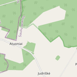 Žemėlapis - Šiaulių r. sav. Judriškės k.