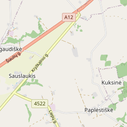 Map - Tauragės r. sav. Gedgaudiškės k. Kryžkalnio g. 23