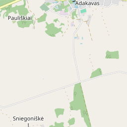 Map - Tauragės r. sav. Adakavo k.