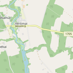 Map - Jurbarko r. sav. Vertimų k. Bažnyčios g. 3