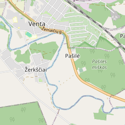 Map - Akmenės r. sav. Ventos m. Žemaičių g. 39-90