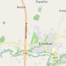 Map - Jurbarko r. sav. Eržvilko k.